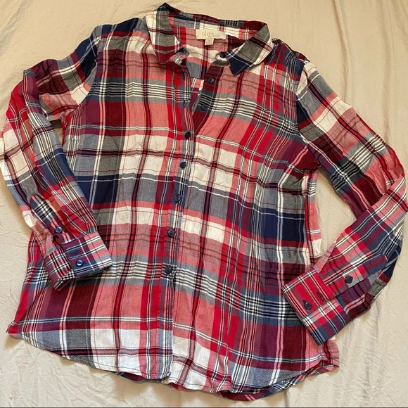 Olive & Oak - Button Down Flannel - Size M - Picture 5 of 6